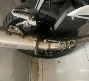 Cổ pô slip on ninja 400/z400 các đời